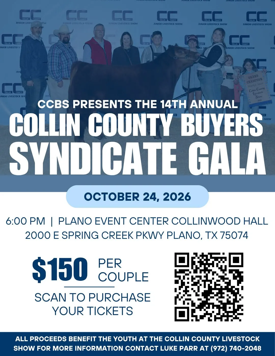 Collin County Buyers Syndicate Gala poster, Saturday, October 24, 2026